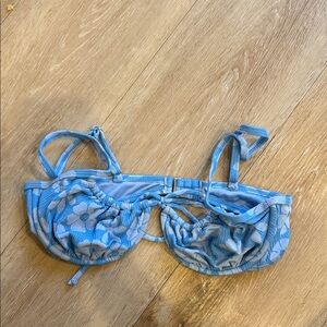 Floral Blue Pacsun swim top